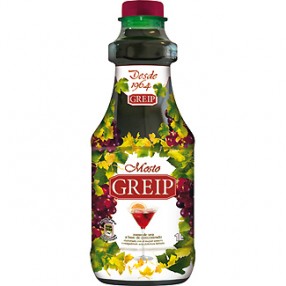 GREIP mosto de uva tinto botella 1 L